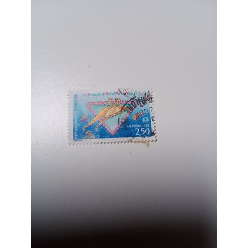 Timbre France 2,50 Oblitéré Yvert N° 2758 Congrès Des Sociétés Philatéliques Françaises, À Niort. L´Europe D´Art. De 1992