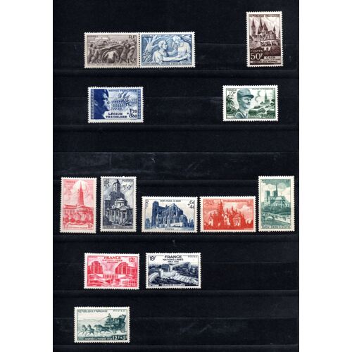 Timbres France, N° 497, 498, 565, 772 À 776, 818, 819, 917, 919, 984.