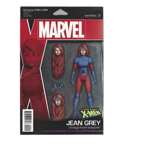 Uncanny X-Men # 9 / 009 ( March 2018 ) John Tyler Christopher Jean Grey Action Figure Variant Cover