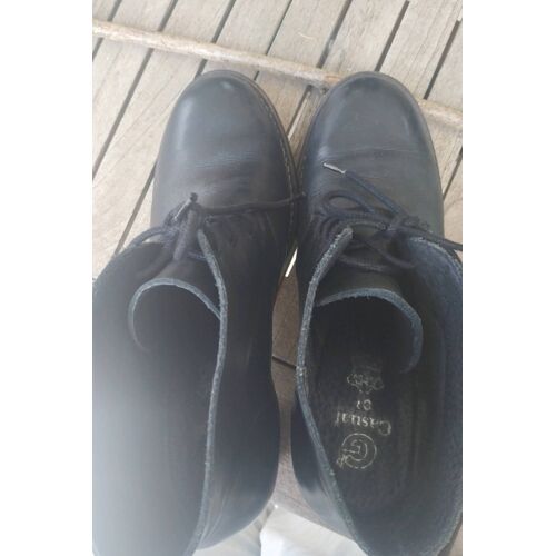 Bottines En Cuir - 37