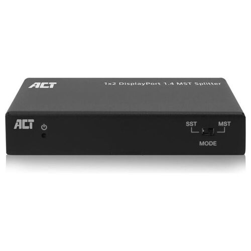 ACT - Répartiteur vidéo/audio - 2 x DisplayPort - de bureau