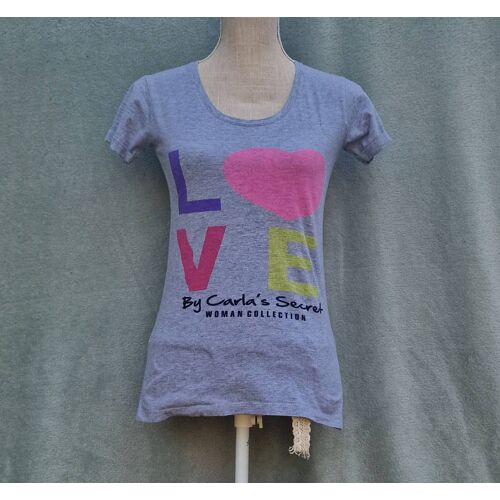 T-Shirt Gris Carla'S Secret Taille S, Très Bon État