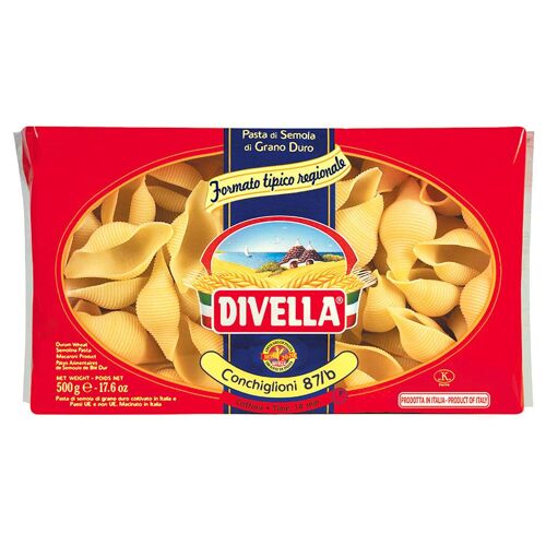 Divella 87b - Conchiglioni 500 G Pâtes Courtes