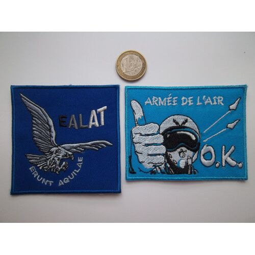 Lot 2 Écussons Militaire Collection Air Insigne Patch