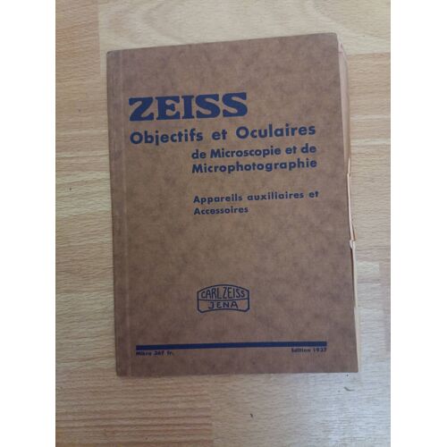 Zeiss Objectifs Et Oculaires De Microscopie Et De Microphotographie