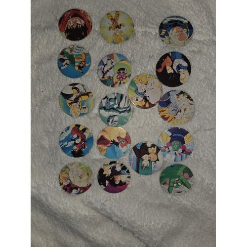 17 Caps Dragon Ball Z Studio Shueisha Toei Animation 1989 Collection Vintage