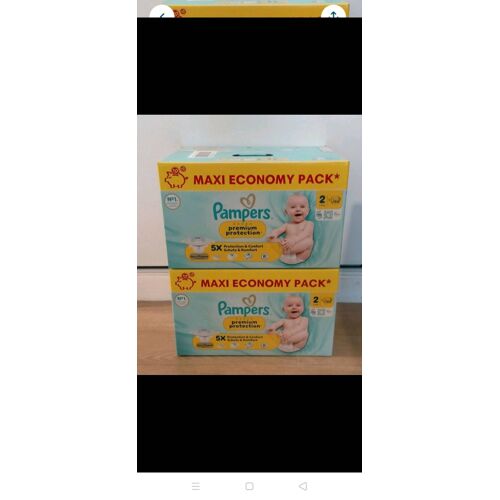 Lot Couches Pampers Premium Taille 2