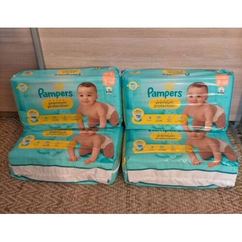 Lot Couches Pampers Premium Taille 3