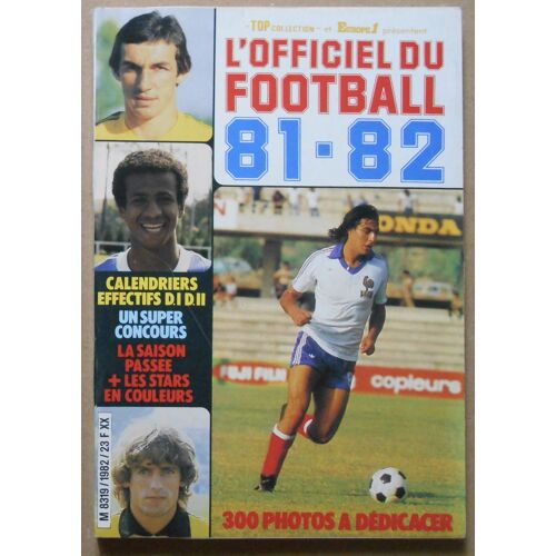 Guide L'Officiel Du Football 81-82