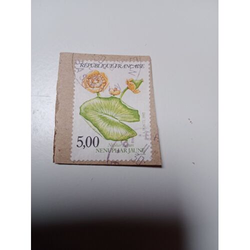 Timbre France Oblitéré 5,00 Yvert N° 2769 Nature De France Nenuphar Jaune 1992