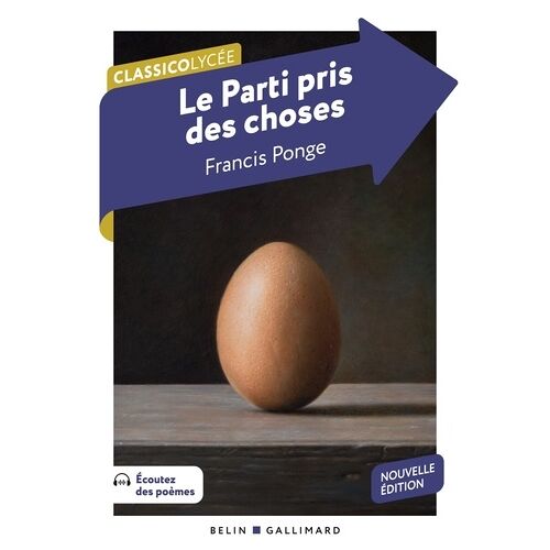 Le Parti Pris Des Choses