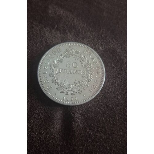 Pièce Argent De 50 Francs De 1974
