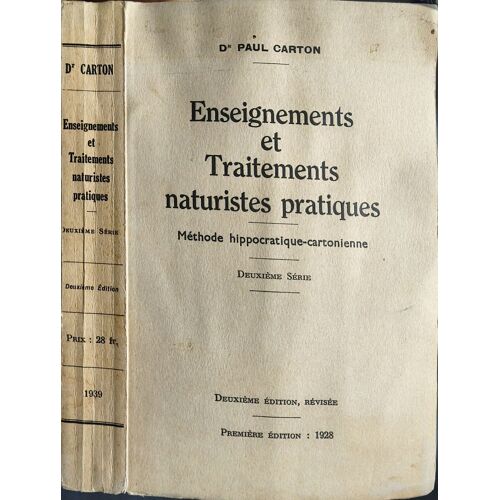 Enseignements Et Traitements Naturistes Pratiques - 2eme Serie