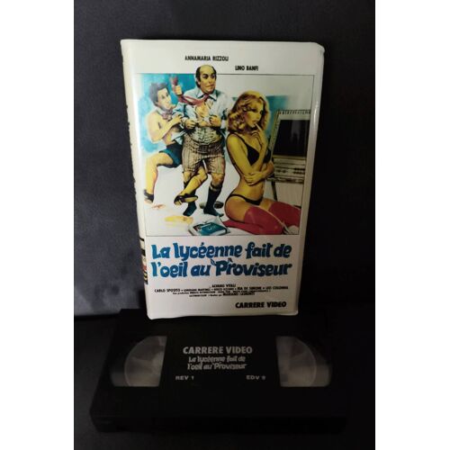 Vhs Vintage Rare Vf La Lycéenne Fait De L Oeil Au Proviseur Carrère Vidéo