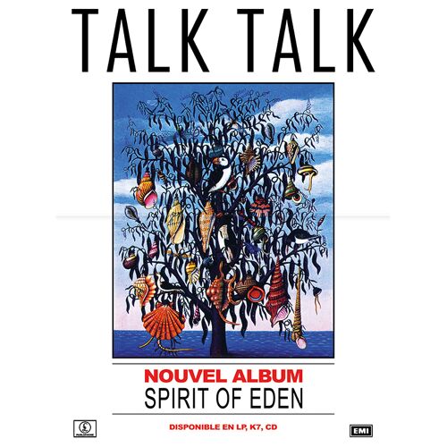 Talk Talk - Affiche De Concert Musique - Format 40x53 Cm - Spirit Of Eden, Promotional Album - Ressortie