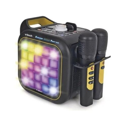 Altavoces VTech Karaoke Portátil Bluetooth 40W con 2 micrófonos inalámbricos con efectos de voz