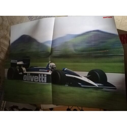 Poster Patrese Brabham Bt55 1986