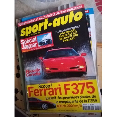 Sport Auto 421 De 1997 Jabouille,Jaguar Type E,Xjs,Xk8,Xj6 3.2 Executive,Xk8 Cab,Xjr 4.0,Safrane V6 Initiale,Mercedes Sl320,Bmw 540ia,Daimler Double Six Lwb,Corvette,Fiat Cinquecento Abarth,Lotus Espr