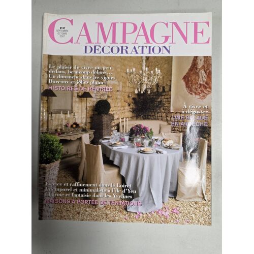 Campagne Décoration N° 47 Septembre, Octobre 2007