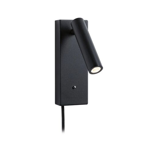 Applique Led 3-Step-Dim Hulda Usb C 3000k 130lm 230v 2,5w Gradable Noir Mat