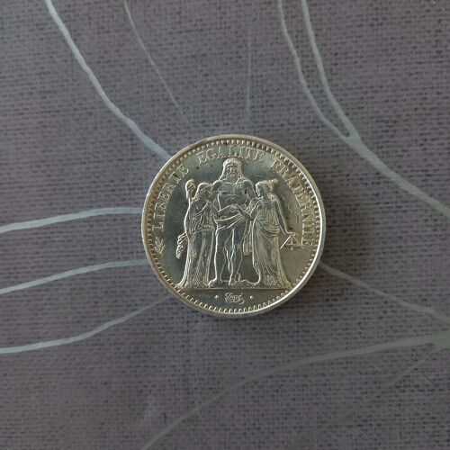 Piece 10 Francs Argent Hercule De 1971