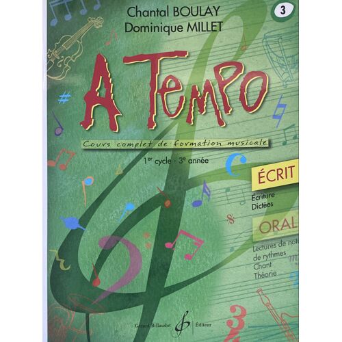 A Tempo Vol. 3 Niveau 1c3 Écrit Chantal Boulay Dominique Millet