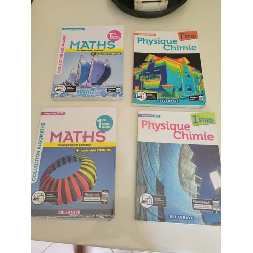 Lot Livres 1ere Et Tle Sti2d Maths Et Physique Chimie