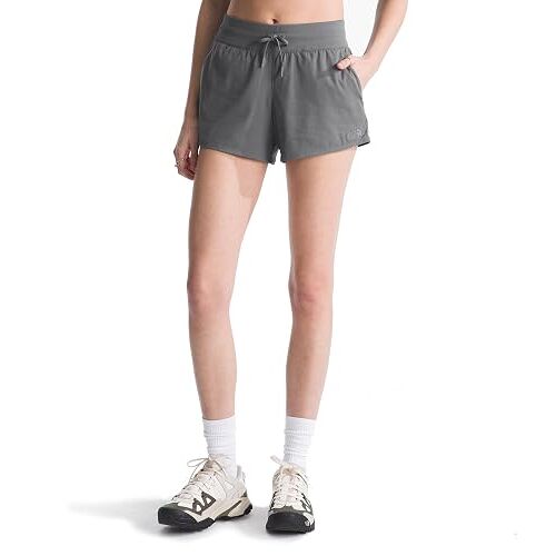 The North Face - Women's Aphrodite Short - Short Taille L - Regular, Gris/Noir