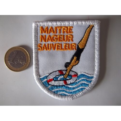 Écusson Maître-Nageur Sauveteur Insigne Tissu