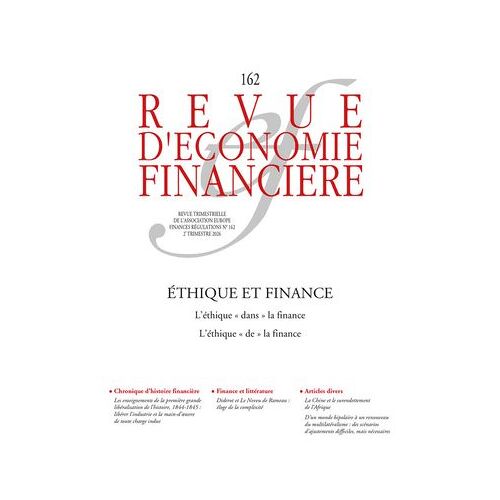 Ethique Et Finance