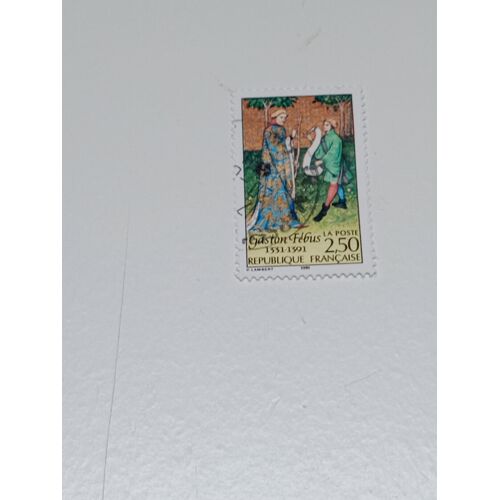 France Timbre 2,50 Oblitéré Yvert N° 2708 Gaston Febus 1331 1391 De 1991