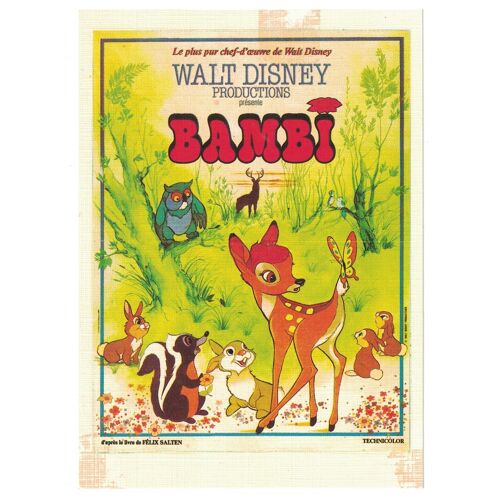 Carte Postale Bambi