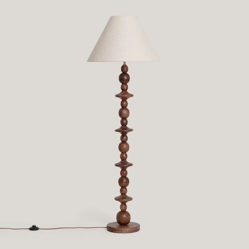 Lampadaire Bois Tanish Beige