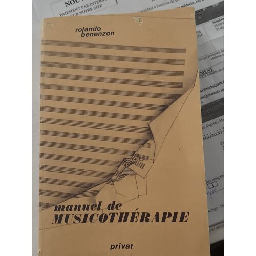Livre Manuel De Musicothérapie Rolando Bébé Néon