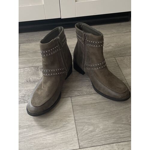 Bottines Vert Kaki Vanessa Wu