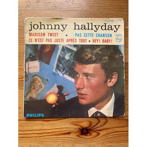 Johnny Hallyday "Madison Twist" - Vinyle 45 Tours Ep (Bon Etat)