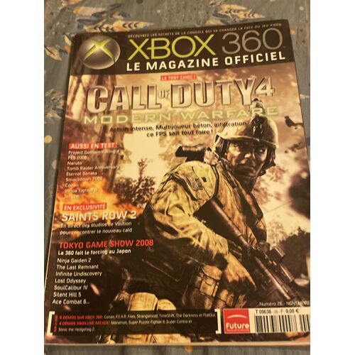 Xbox 360 Le Magazine Officiel Numéro 26 Novembre 2007 