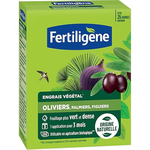 Engrais Organo-Minéral Npk 5-2,5-4 Avec Mgo Fertiligène Zéolithe Naturel Pour Oliviers 650 G