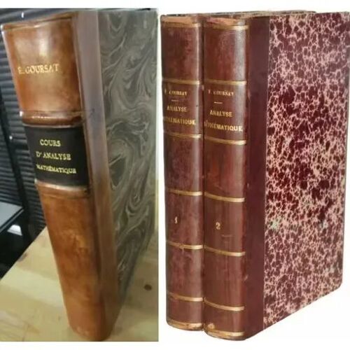 Lot Complet De 3 Tomes Cours D’Analyse Mathématiques – Edouard Goursat