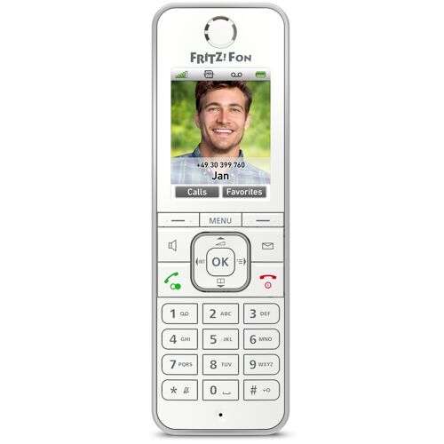Fon C6 International Téléphone DECT Identification de l'appelant Blanc