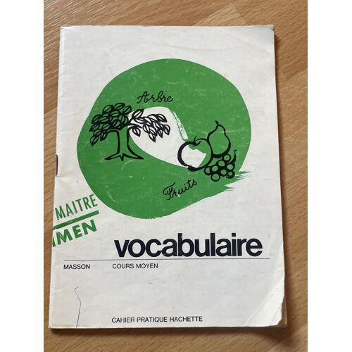 Vocabulaire Cours Moyen Masson