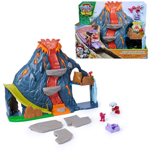 Paw Patrol - Pat Patrouille Le Film Mission Dino - Volcan - Jouet Enfant