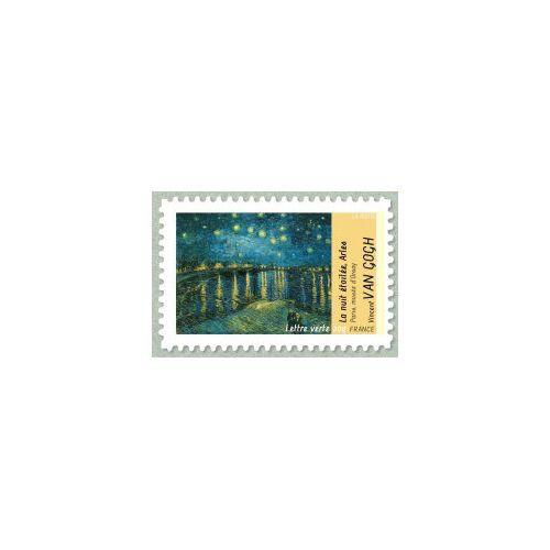 "Avant Et Après L'Impressionisme" : "La Nuit Étoilée Arles" Tableau De Vincent Van Gogh Hors Série Année 2013 Autoadhésif N° 835a Yvert Et Tellier Luxe