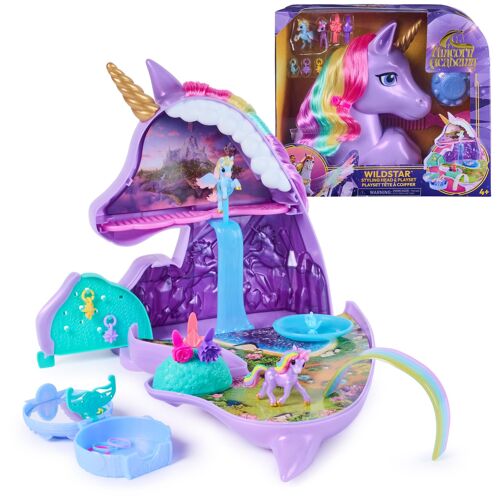 Unicorn Academy - L'Ecole Des Licornes - Playset Wildstar Tête À Coiffer