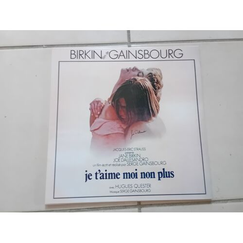 Jane Birkin & Serge Gainsbourg Je T'Aime Moi Non Plus Lp Bo Film