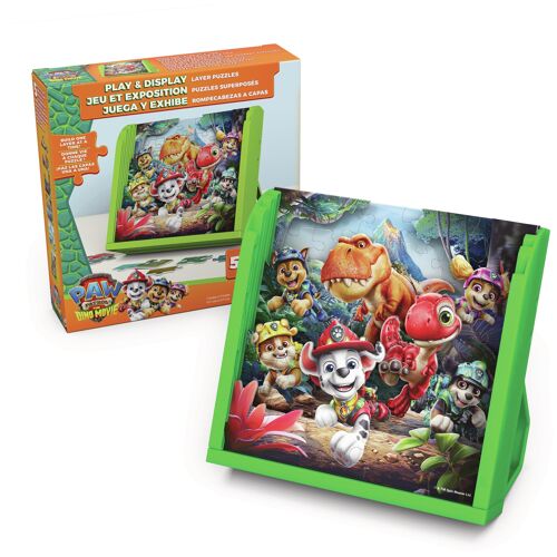 Games Paw Patrol - Pat Patrouille Le Film Mission Dino - Puzzle Enfant En 3D