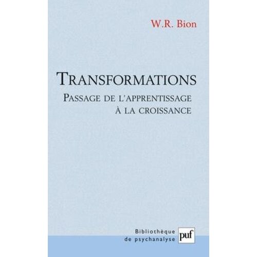 Transformations - Passage De L'apprentissage À La Croissance