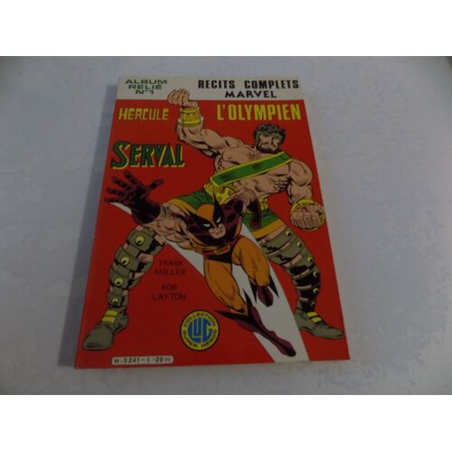 Recit Complets Marvel Album N° 1 Marvel Comics Lug .