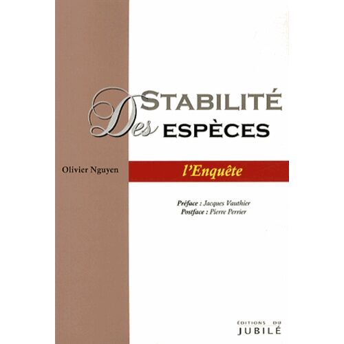 Stabilité Des Espèces - L'enquête