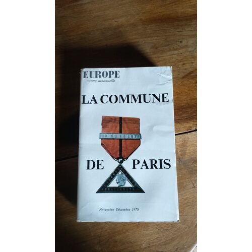 Revue Europe N°499/500 Novembre Décembre 1970 La Commune De Paris